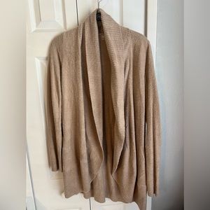 Barefoot Dreams Cozychic Cardigan. Beige. Size small